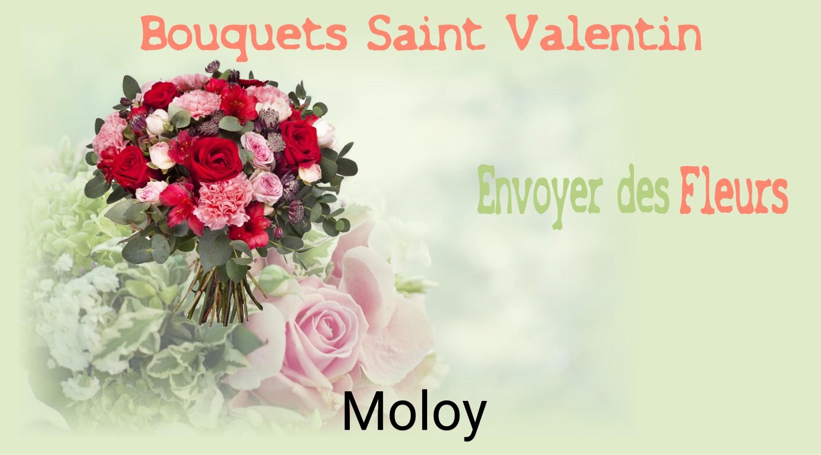 Roses de Saint-Valentin livrées à Moloy